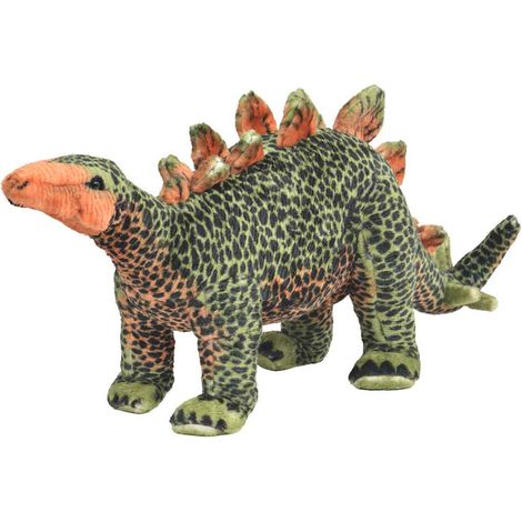 Teenpull – Plüschtier Stegosaurus Stehend Plüsch Grün und Orange XXL (1/5)