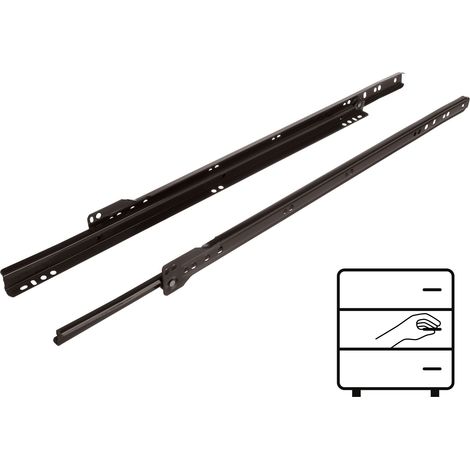 Guide à rouleaux 500 mm marron 20 kg Riex NR09 (1/5)