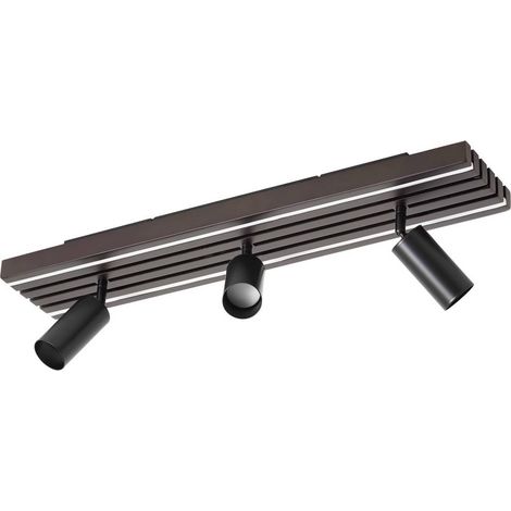 Lucande Proyector, foco 'Tiron' en Marrón de Madera (1/5)