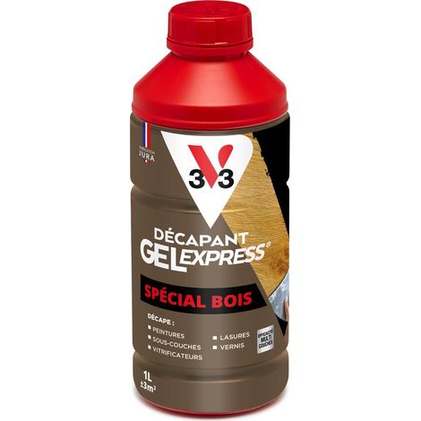 Décapant gel express® Spécial bois V33 1L