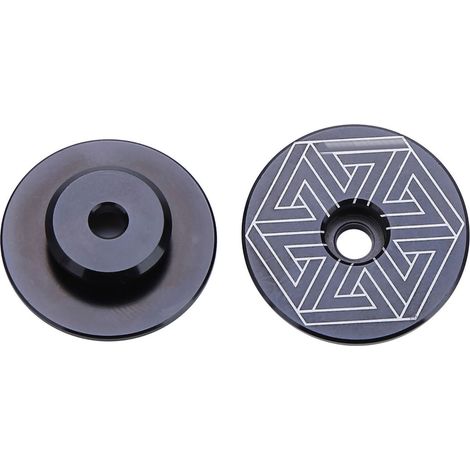 Poignées de guidon en caoutchouc confortables pour VTT, avec embouts hexagonaux (1/5)