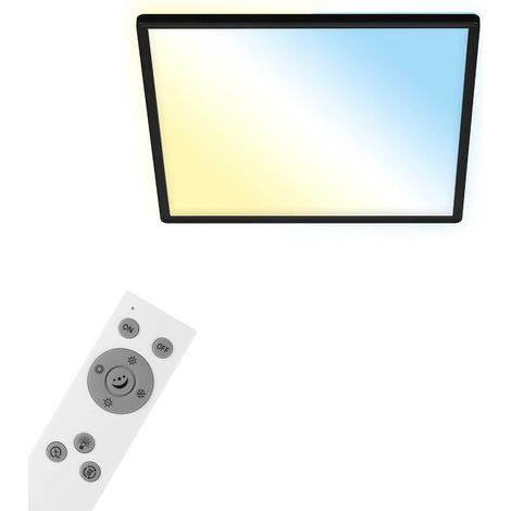 LED Panel App Steuerung WiFi Bluetooth CCT 22 W schwarz Kunststoff Briloner
