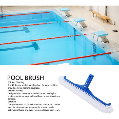 Spazzola per piscina in nylon ManoMano - Pulizia rapida di pavimenti e piastrelle (1/5)