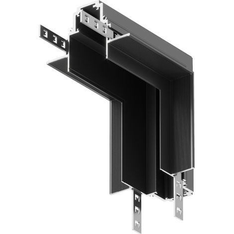 Connecteur L vertical encastré noir 2 circuits Maytoni (1/5)