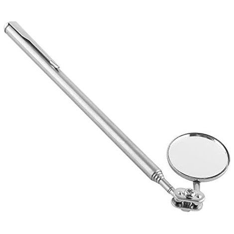 Miroir d'inspection télescopique de voiture, miroir rond, outil à main lentille ronde détection d'extension(Type stylo 30X600mm) - (1/5)