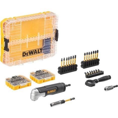 Dewalt extreme kit da 80 pezzi - inserti adattatori ad angolo bussole