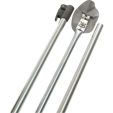 Barre balcon pour auvents traditionnels – Compatible Tivano Zéphiros – Positionnement côté – Fixation auto-agrippante – Longueur extensible 2,20 à 3,10 m – Summerline