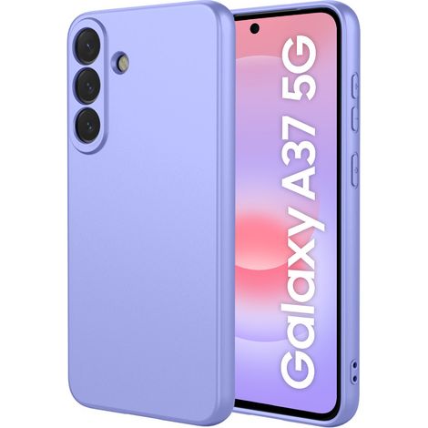 Funda para Samsung Galaxy A37 5G, silicona ligera, color morado. (1/4)
