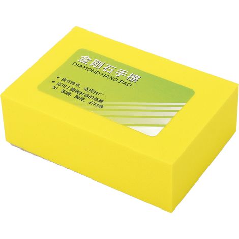 Lot de 2 blocs de ponçage diamant 100 grains, polissage et ébavurage des bords pour pierre, verre, céramique, maille abrasive. (1/5)