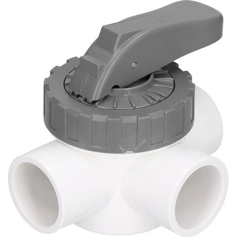 Vanne de piscine à 3 voies, vanne de dérivation pour piscine et spa, accessoires de remplacement, raccords V40‑3A (1/5)