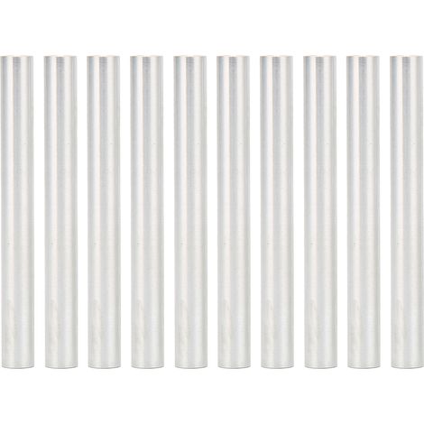Lot de 10 entretoises cylindriques en alliage d'aluminium à filetage femelle, M4 x 0,7 mm, longueur 48 mm