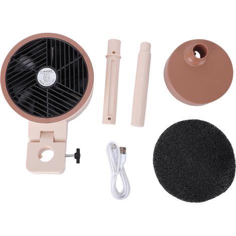 Petite hotte électrique de bureau USB, extracteur de fumée d'huile Portable, à faible bruit, pour dortoir et maison. (1/5)