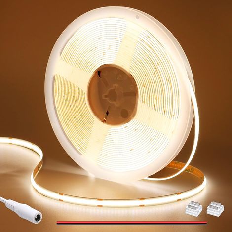 Ruban LED Blanc Chaud 3000K 312LED/M CRI 93+ Non étanche (1/5)