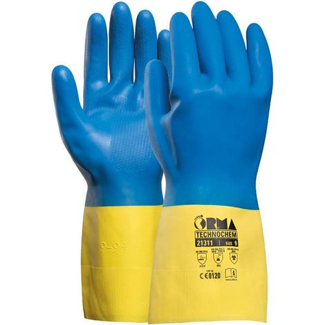 Guanti Technochem – cloroprene e lattice - Taglia: 10