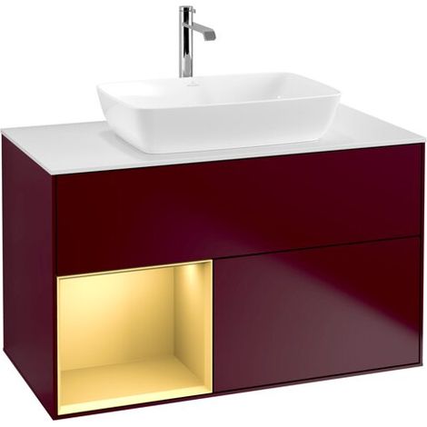 Villeroy & Boch F771HFHB Meuble sous-lavabo Finion F77 (1/2)