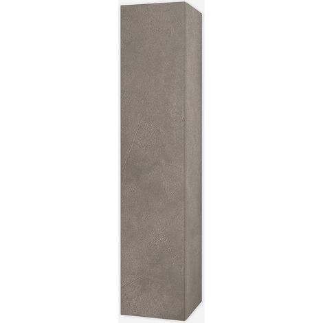 Colonna bagno sospesa con anta reversibile Orizon - Beige