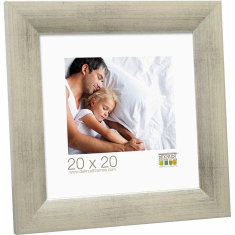 Cadre Photo Bois Gris/Argenté 97,8 x 37,8 x 1,5 cm (1/2)
