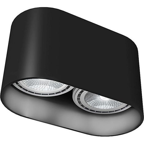 Strahler Schwarz Oval 2-flmg