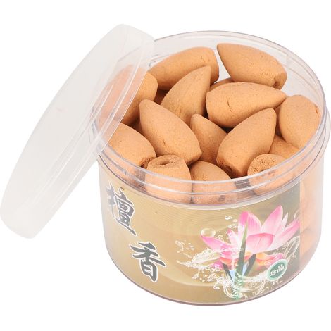 2 Box Backflow Incense Cones Waterfall Natural Scents Fragrance Indoor Air PurificationSandalwood (1/5)