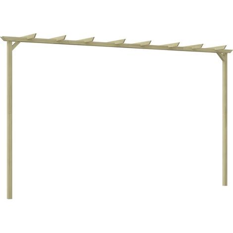 Garten-Pergola Kiefernholz Imprägniert 360x200x60 cm (1/5)