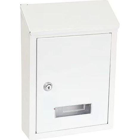 Stahlbriefkasten - Weiß, 300x215x70 mm