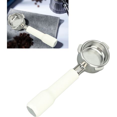 Cafetière portable Breville Series 8 Universal 870/880 sans fond, modèle C2, en acier inoxydable 54 mm, plastique blanc (1/5)