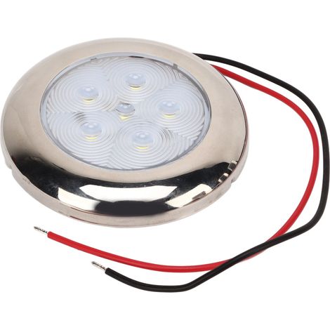 Plafonnier LED 12V RV IP65 étanche blanc pour bateau, camping-car, fourgon, caravane, camion (1/5)