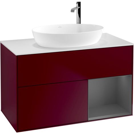 Villeroy & Boch F901GKHB Meuble sous-lave-mains Finion F90 (1/2)