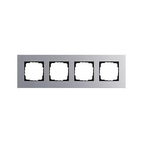 Gira Marco de cubierta 4f Gira Esprit Aluminio [021417], 0214 17