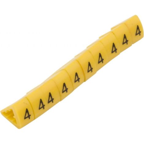 Marcador de cables OZ-2/4 amarillo E04ZP-01020400500 /100 unidades/