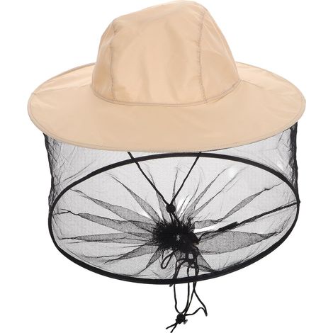 Chapeau de Pêcheur Pliable avec Large Bord en Maille Respirante, Protection Anti-insectes, Léger et Confortable pour Apiculture et Activités Extérieures (1/5)