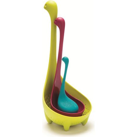 Lot de 3 Passoires à Thé, Louche et Égouttoir - Accessoires de Cuisine Mignons, Cadeaux de Cuisine, Gadgets de Cuisine Originaux (1/4)