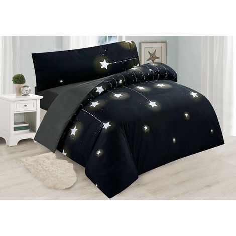 Juego de Funda Nordica 100% Microfibra de Poliester Suave 3 Piezas - Juego de Funda Edredónes, bajera y Funda de Almohada Cama 90, 135, 150 (1/5)