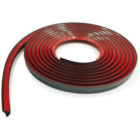 5 Mètres Garniture de moulure flexible,Bandes de Calfeutrage,Auto-adhésif,Pour Coins de Baignoire,Toilettes,Comptoirs,Plinthe,Bord du Sol et du Carrelage,25mm Noirdengyank (1/5)