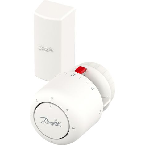 Danfoss – Tête thermostatique de radiateur avec sonde – Raccordement RA – Tube capillaire 0-2mm – Précision de régulation CA 0,2 K