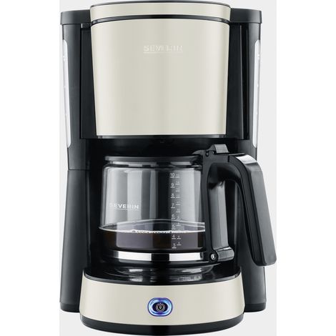 Severin 9575 Kaffeemaschine Beige, Schwarz Fassungsvermögen Tassen=10 Glaskanne (1/4)