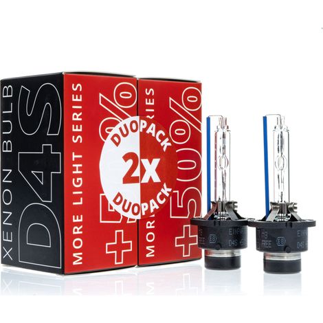 Bombillas Xenón D4S 35W 4800K 42V +50% Luces, 2 uds. (1/3)