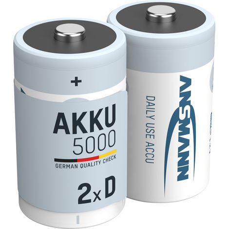 Pile rechargeable LR20 (D) NiMH 1.2 V Ansmann 5030922 5000 mAh 2 pc(s) (1/7)
