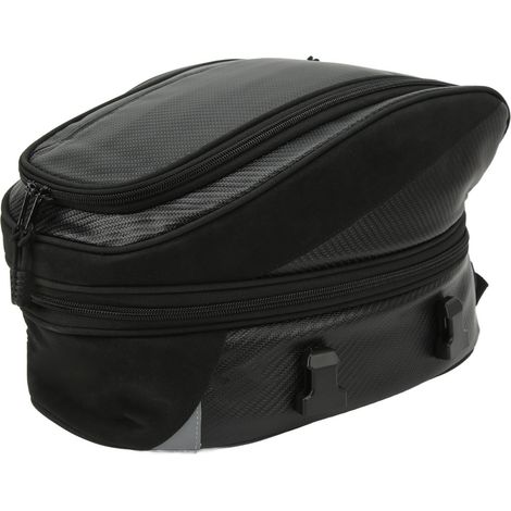 Sacoche arrière de moto étanche en PU, capacité 10 L, sac à dos, sacoche de selle arrière, équipement de moto universel (1/5)