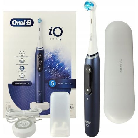 Oral-B iO7 Saphirblaue Zahnbürste
