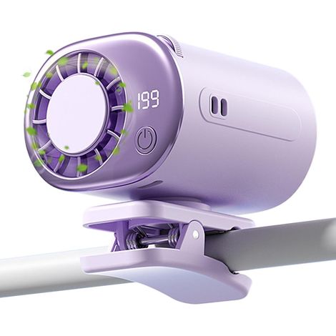Générique Ventilateur de Table,À Pince Rechargeable Portable (1/5)