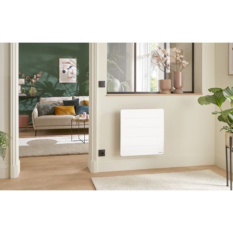 Atlantic – Radiateur à inertie 1500W horizontal – Corps en fonte – Commande digitale – Détection automatique – 529918 — vue 2