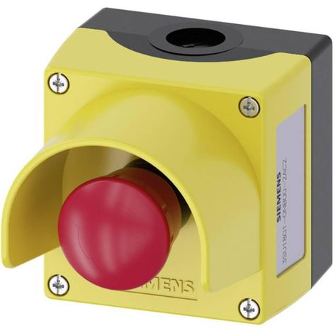 Siemens 3SU18010NB002AC2 Interruptor de parada amarillo