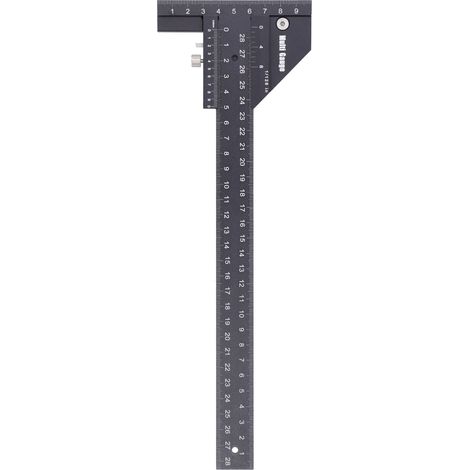 Règle de traçage pour le travail du bois, outil de mesure multifonctionnel en forme de T