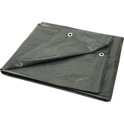 Bâche Geko 15 x 20 m, 120 g/m², grise, 7 kg (1/2)