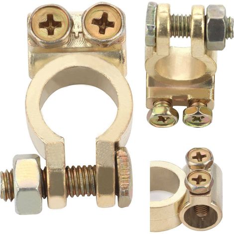 Batterie Klemme - Métal - Pour Câble Ø12 Mm - 36 V - Voiture Moto - 12 Paires (1/5)