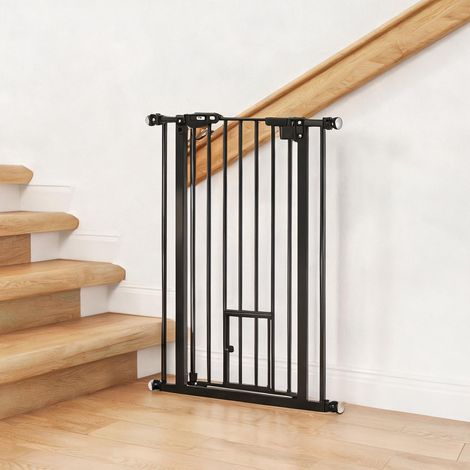 Barrière pour animaux à fermeture automatique sans perçage (1/5)