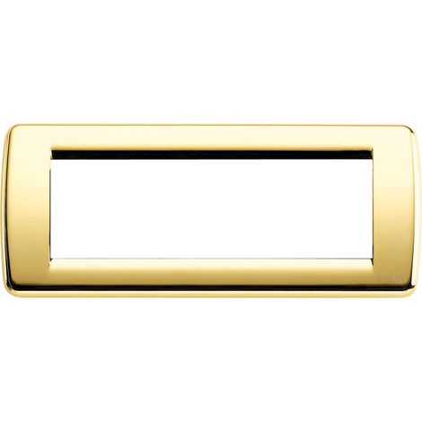 VIMAR - 16756.32 Placca Rondo 6M oro lucido