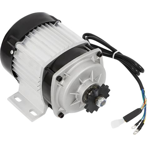 Motor CC sin escobillas, potencia de 750 W, alta eficiencia, color plata. (1/2)