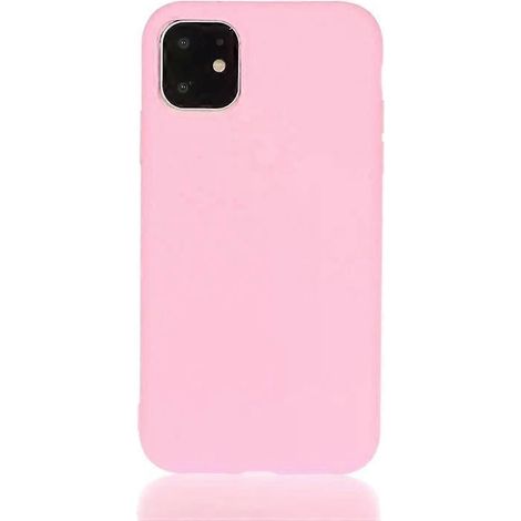 Coque pour iPhone 13 - TPU givré uni, couleur magenta foncé Darj Magenta